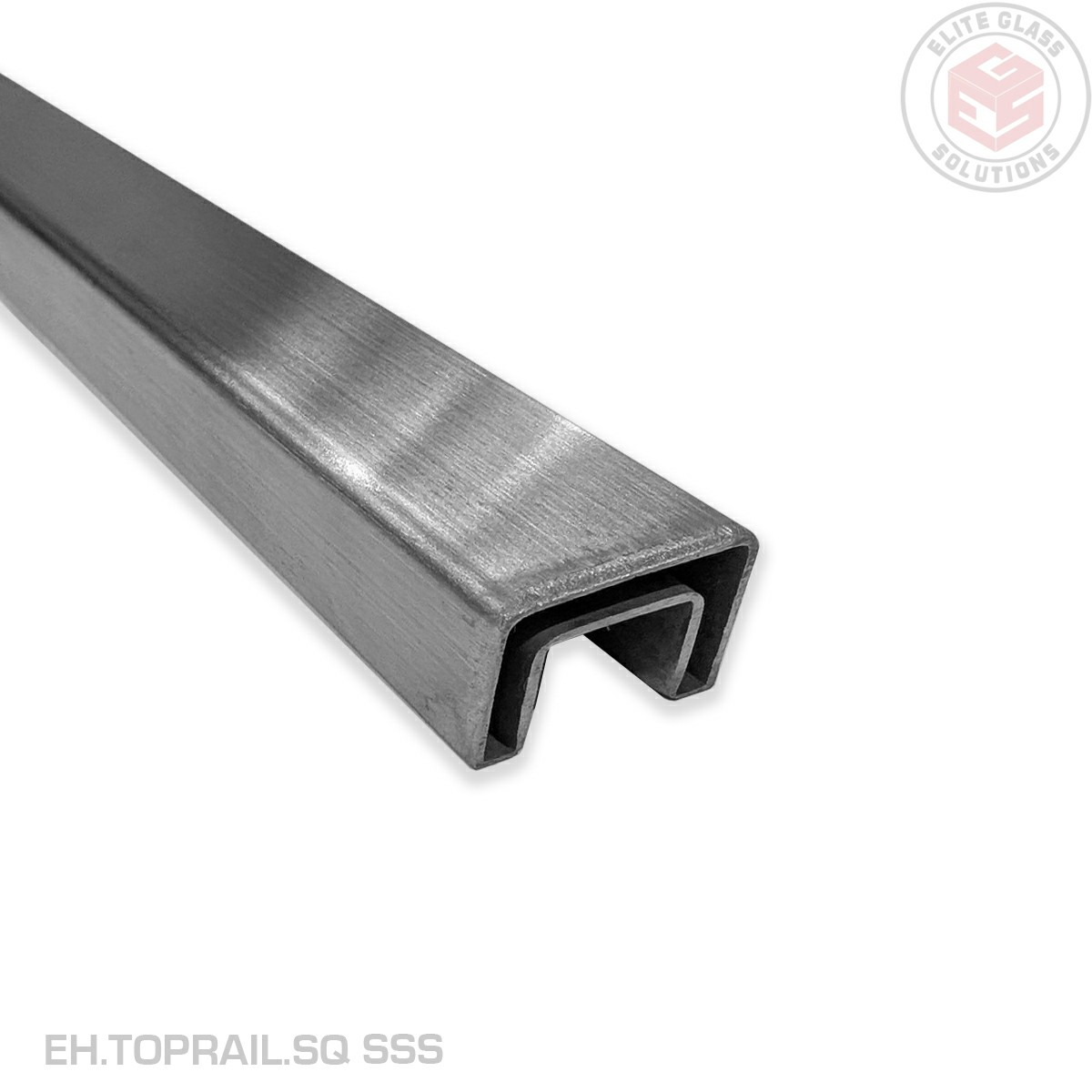 Top Rail - EH Square - 5.8m Lengths - Satin Stainless Steel